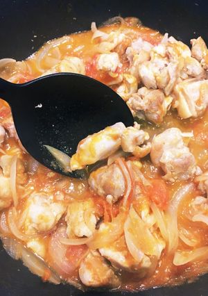 【大量消費】チキンとトマトのうまうま煮-レシピのメイン写真