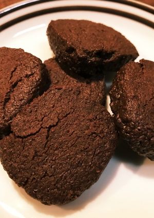 ココナッツオイル&純ココアの簡単クッキー-レシピのメイン写真