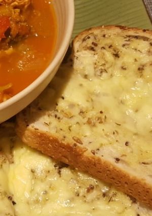 スープのお供に！食パンでチーズブレッド-レシピのメイン写真