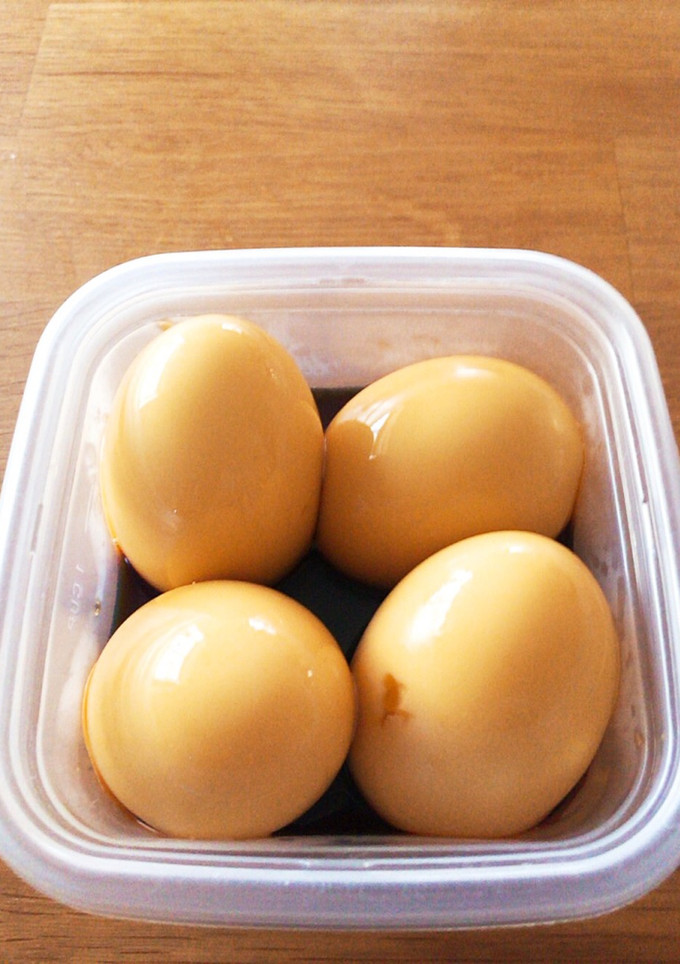 簡単に作れるお弁当用♡味付け卵♡-レシピのメイン写真