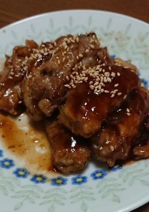なすびの肉巻き照り焼き風-レシピのメイン写真