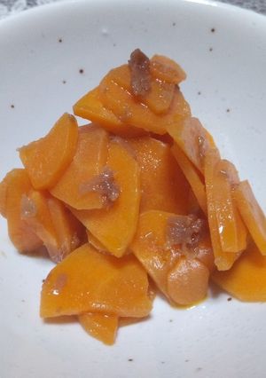 レンジde簡単一品♪梅にんじん♪-レシピのメイン写真