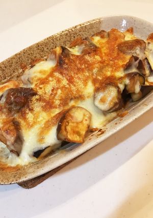 ナスとアボカドのチーズ焼き-レシピのメイン写真