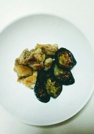鶏肉と茄子の塩酒蒸しёёё-レシピのメイン写真