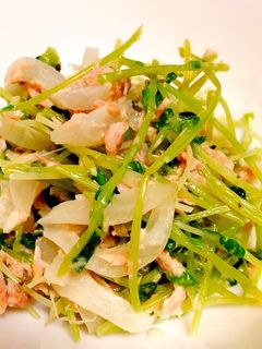 簡単!豆苗とツナのしっとりサラダ-レシピのメイン写真