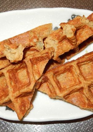 美魔女ランチ(血糖スパイク予防)ワッフル-レシピのメイン写真