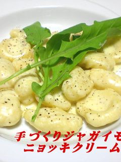 手作りジャガイモのニョッキクリームソース-レシピのメイン写真
