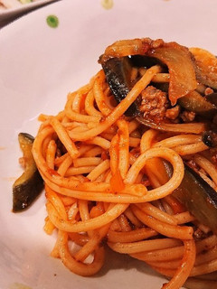 なすとひき肉とトマトのパスタ-レシピのメイン写真