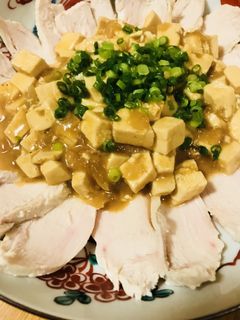 鶏のやわらかまる煮☆麻婆豆腐風ソース-レシピのメイン写真