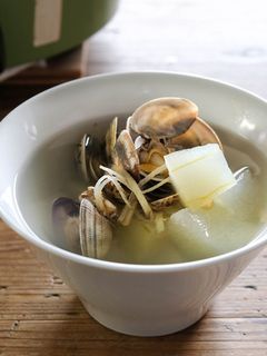 冬瓜あさりスープ、低カロリースープ!-レシピのメイン写真