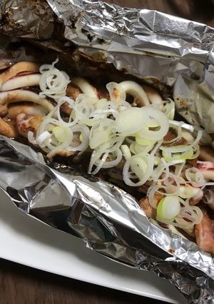 濃厚!簡単おつまみ!イカ肝焼き☆-レシピのメイン写真