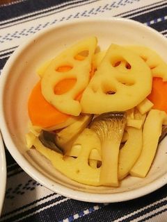 蓮根のカレー風味めんつゆ煮-レシピのメイン写真