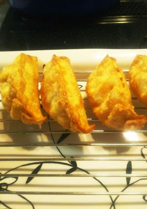 チーズとトマトの揚げ餃子-レシピのメイン写真