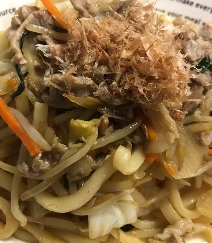 めんつゆ１本で肉焼うどん♪-レシピのメイン写真