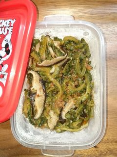 ゴーヤと椎茸の佃煮-レシピのメイン写真