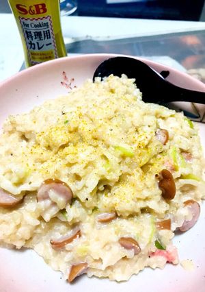 玄米で★簡単！適当！豆乳たらこリゾット♬-レシピのメイン写真