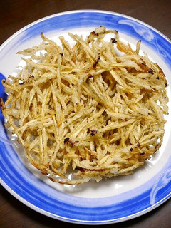 簡単!ゴボウのジャンボかき揚げ-レシピのメイン写真