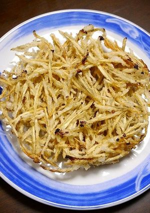 簡単！ゴボウのジャンボかき揚げ-レシピのメイン写真
