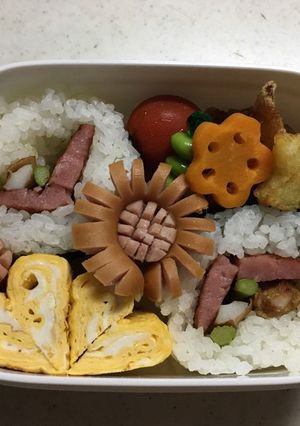 高校生お弁当（2018.9.10）-レシピのメイン写真