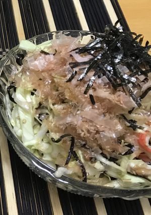 キャベツと塩昆布とごまの納豆和え-レシピのメイン写真