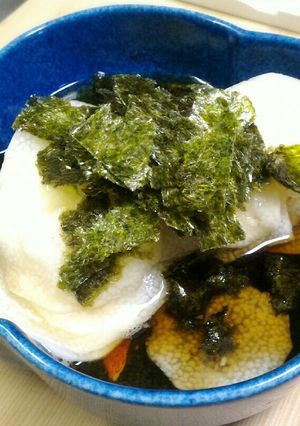 包丁要らず麺つゆで♪お刺身な長芋のお浸し-レシピのメイン写真
