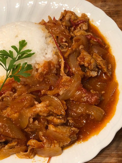 簡単☆ルーなし。トマトでハヤシライス-レシピのメイン写真