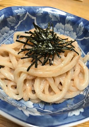 冷凍うどんで簡単☆釜あげ風たらこうどん-レシピのメイン写真