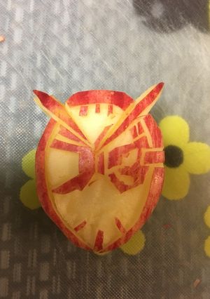 仮面ライダージオウのりんごの飾り切り-レシピのメイン写真