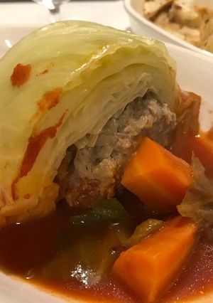 巻かないロールキャベツトマト煮込み-レシピのメイン写真