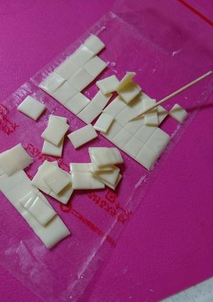 包丁も要りません!スライスチーズの切り方-レシピのメイン写真