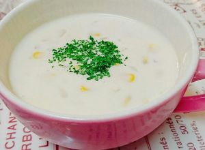 ホワイトソース缶で♪簡単コーンスープ-レシピのメイン写真