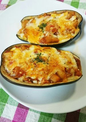 米ナスのチーズグラタン-レシピのメイン写真
