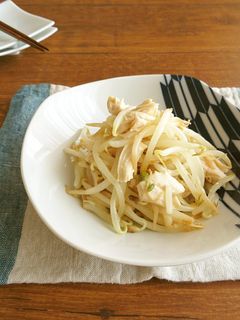 簡単和総菜☆もやしとささみの胡麻ドレ和え-レシピのメイン写真
