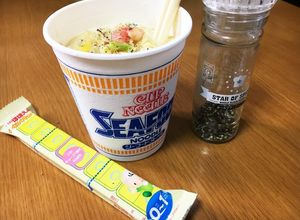 シーフード ヌードル で粉ミルク消費★-レシピのメイン写真