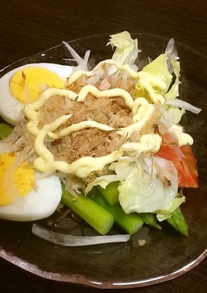 アスパラの和風サラダ-レシピのメイン写真