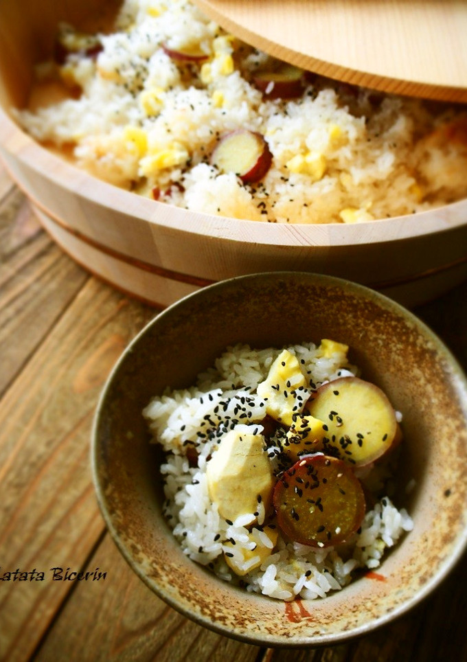 炊飯器 de 芋栗ご飯☆-レシピのメイン写真