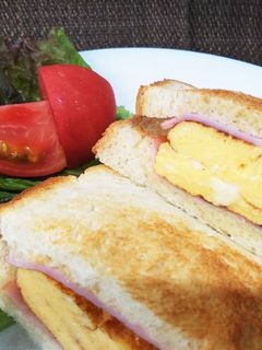 ✾厚焼き玉子サンド✾-レシピのメイン写真