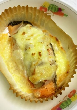 鮭のチーズ焼き　★宇都宮学校給食-レシピのメイン写真