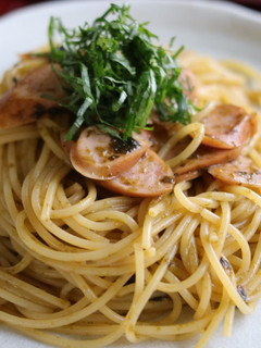 海苔の佃煮パスタ【かき醤油】-レシピのメイン写真