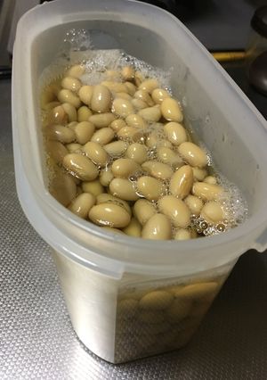 ポットで大豆の水煮-レシピのメイン写真