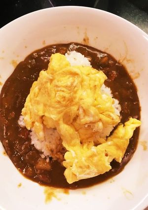 レトルトでオムカレー-レシピのメイン写真