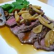 牛モモ肉のオーブン焼き 和風きのこソース