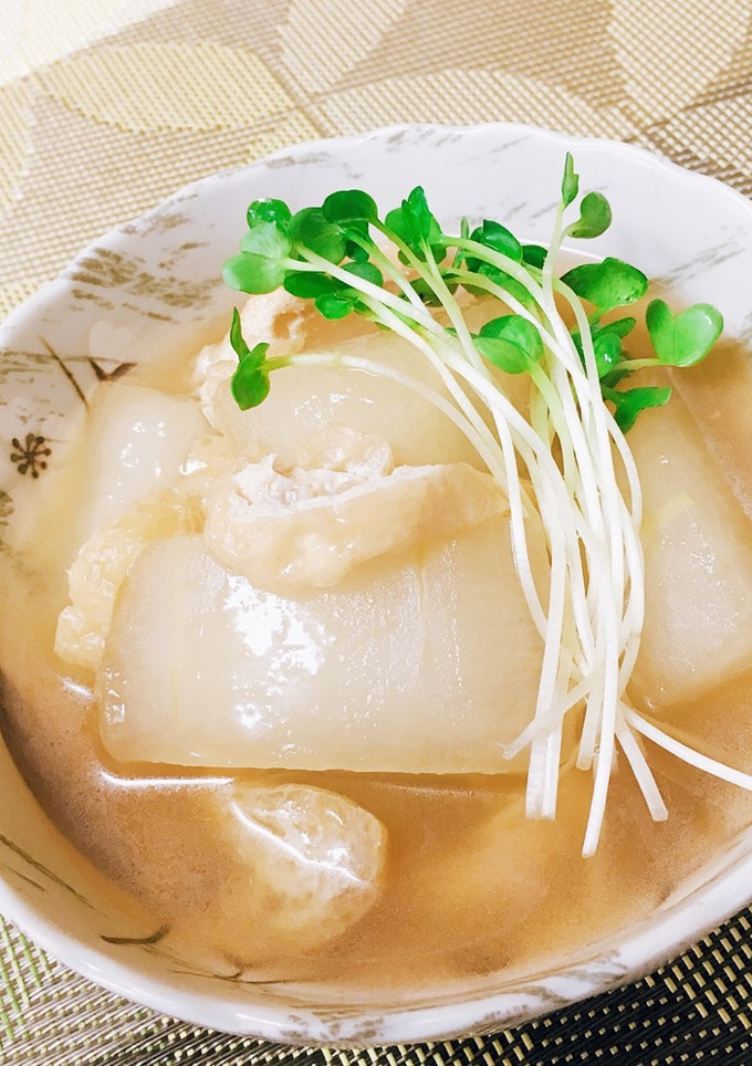 ☆冬瓜と油揚の白だしあん煮〜温or冷で☆-レシピのメイン写真