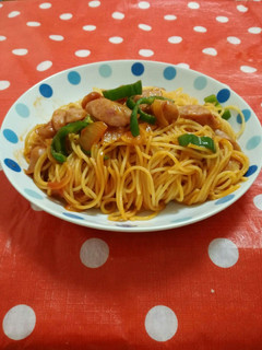 ナポリタンスパゲティー-レシピのメイン写真