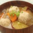 【腸活】鶏団子と根菜の具だくさん味噌汁