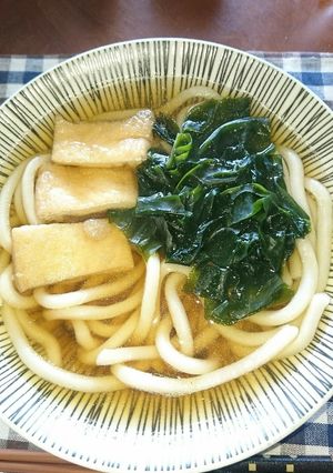 きつねうどん！にちょっとひと手間で美味！-レシピのメイン写真