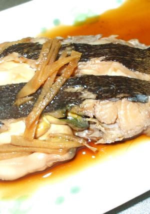 縁側も美味しく！圧力鍋でカレイの煮付け①-レシピのメイン写真