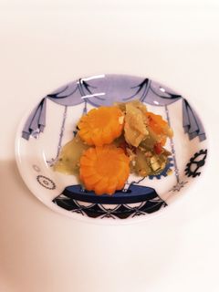 ❁人参と大豆と搾菜の和え物❁-レシピのメイン写真