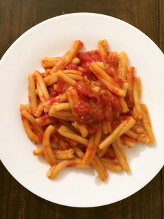 トマトと玉ねぎだけの簡単パスタ-レシピのメイン写真