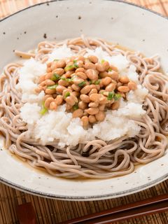 納豆と辛味大根のおろしそば-レシピのメイン写真